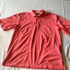 Pebble Beach coral men’s golf shirt